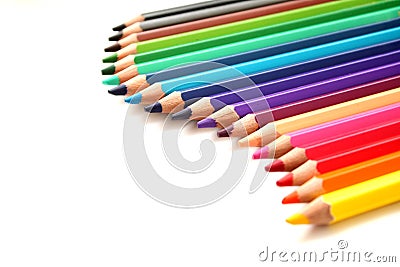 Color pencils Stock Photo