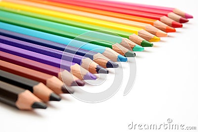 Color pencils Stock Photo