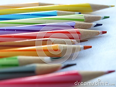 Color pencils Stock Photo