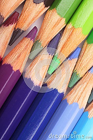 Color pencils Stock Photo