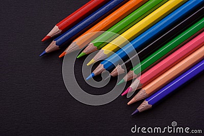 Color pencils Stock Photo