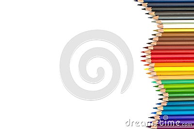 Color pencils Stock Photo