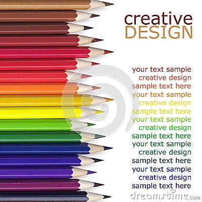 Color pencils Stock Photo