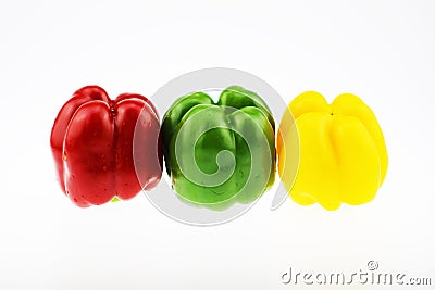 The Color pepper Stock Photo
