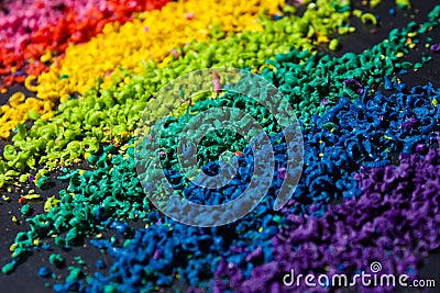 Color pigment Stock Photo