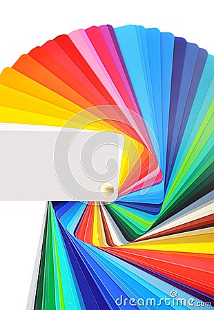 Color sampler Stock Photo