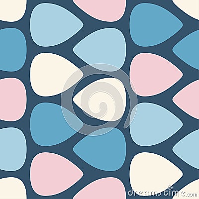 Color seamless pattern with guitar picks Vector illustration Cartoon Illustration