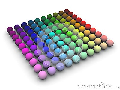 Color Space Stock Photo
