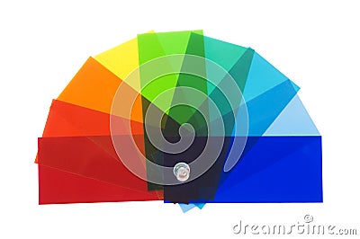 Color swatch isolated Stock Photo