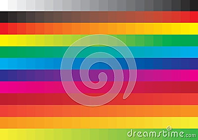 Color swatch - vector Stock Photo