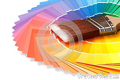 Color swatches Stock Photo