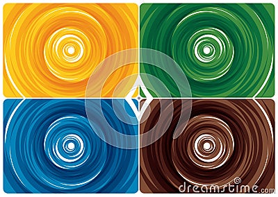 Color swirl Vector Illustration