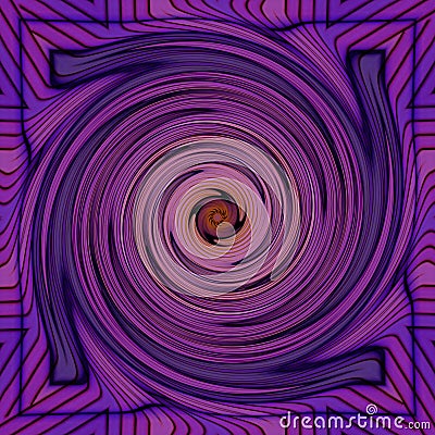 Abstract color swirl in pink and violet Stock Photo