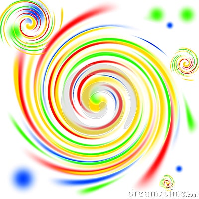 Color Swirls Stock Photo