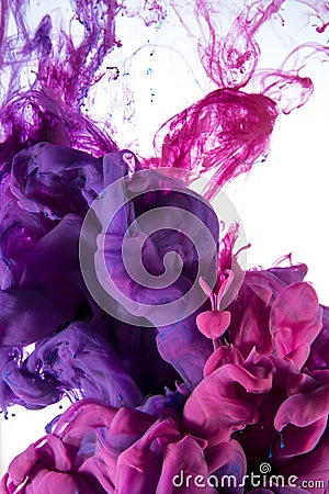 Color texture. water. sea. Lily, pink, magenta Stock Photo