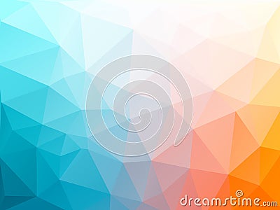 Color triangular abstract background Stock Photo