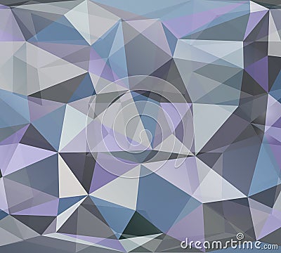 Color triangular polygons Vector Illustration