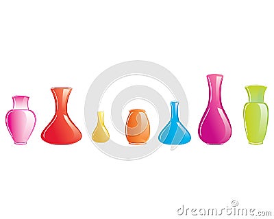 Color vase icon Vector Illustration