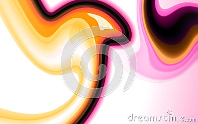 Color waves, design Abstract light Background, streaks orange and pink futuristic cover creative graphics. Vector backdrop art Vector Illustration