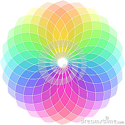 Color wheel Vector Illustration