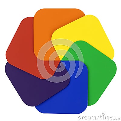 Color Wheel Stock Photo