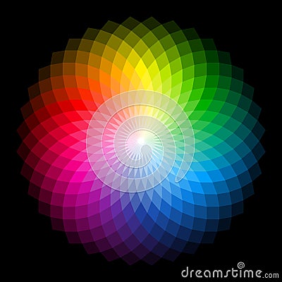 Color wheel Vector Illustration