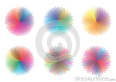 Color wheels Stock Photo