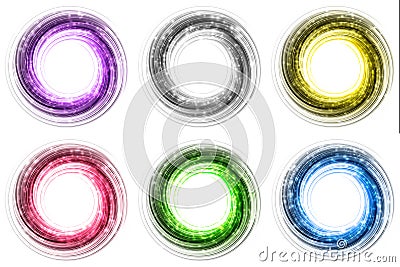 Color whirlpools Stock Photo