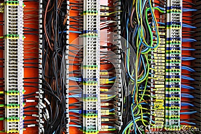 Color wires Stock Photo