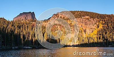Colorado Autumn Scenery - Bear Lake Stock Photo