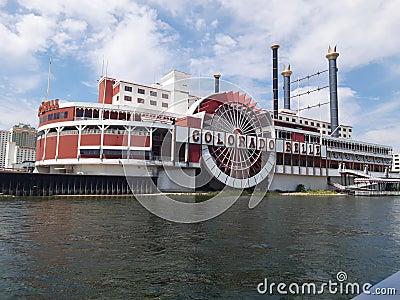 Colorado Belle Riverboat on river Editorial Stock Photo