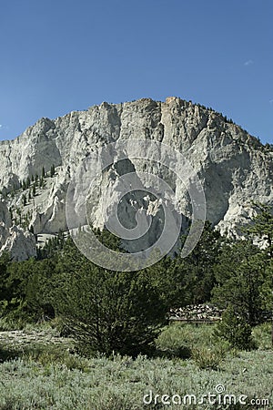 Colorado Chalk Cliffs Stock Photo