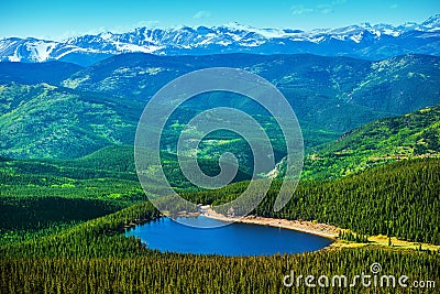 Colorado Echo Lake Stock Photo