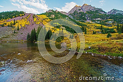 Colorado Fall Scenery Stock Photo