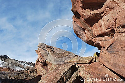 Colorado Mountain Scene Stock Photo