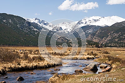 Colorado mountain stream Stock Photo