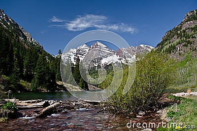 Colorado mountains Stock Photo