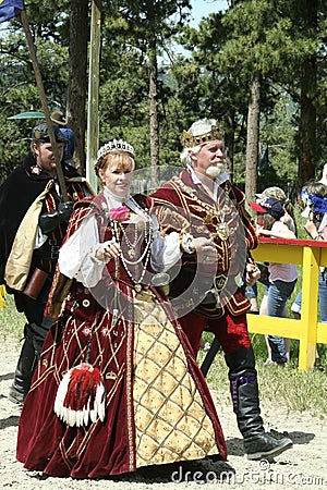 Colorado Renaissance Festival Royalty Editorial Stock Photo