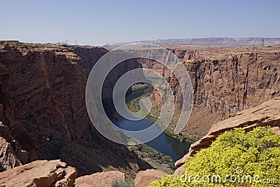 Colorado River in Glen Canyon (Arizona, USA) Stock Photo