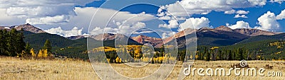 Colorado Rocky Mountains in Fall Stock Photo