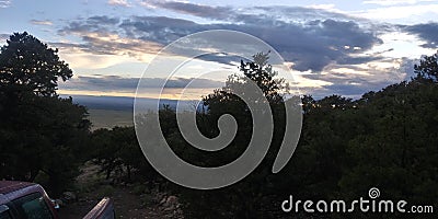 Colorado Skies sunsets nature unique Stock Photo