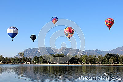 Colorado Springs Balloon Classic Stock Photo