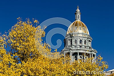 Colorado State Capitol Building in Denver Stock Photo