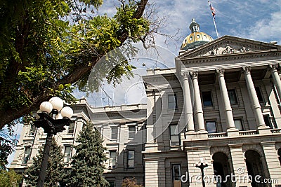 Colorado State Capitol Building in downtown Denver Stock Photo