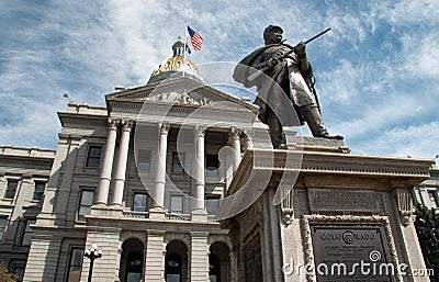 Colorado State Capitol Building in downtown Denver Stock Photo