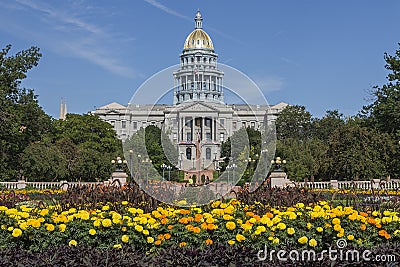 Colorado State Capitol Stock Photo