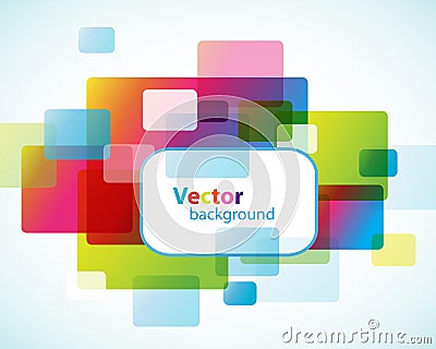 Colored abstract background. Vector Illustration