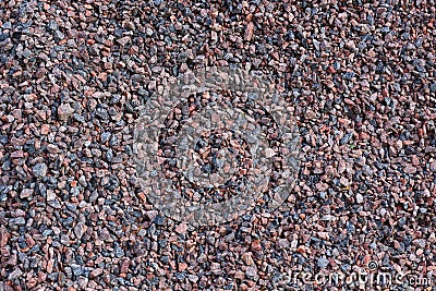 The colored building gravel Stock Photo