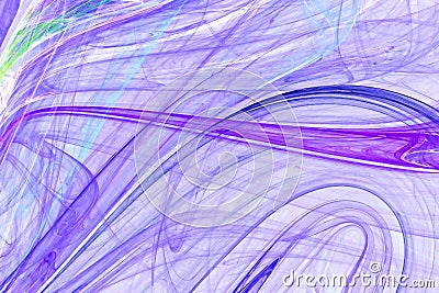 Colored filaments - abstract design Stock Photo