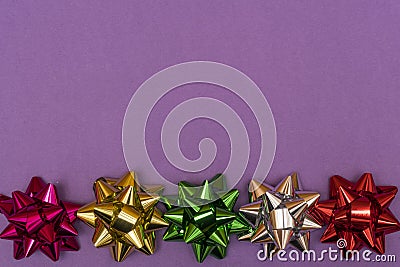 Colored bows Stock Photo